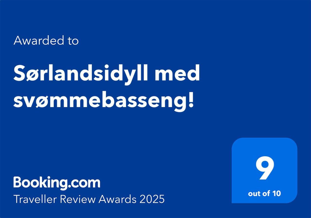 Sorlandsidyll Med Svommebasseng! Apartment Kristiansand Ngoại thất bức ảnh